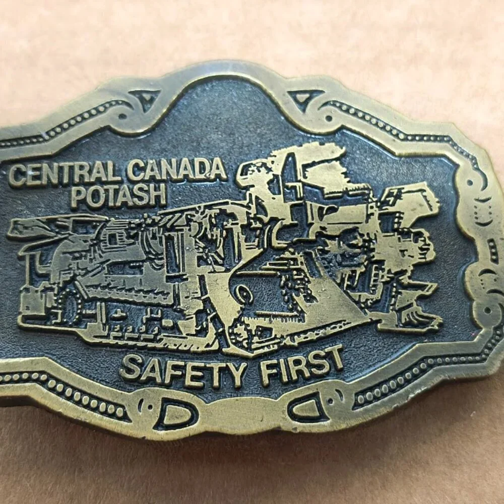 Central Canada Potash Safety First AT Belt Buckle